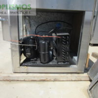 Ψυγείο σαλατών με πάγκο μεταχεισμένο 230cm