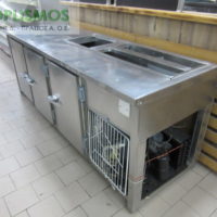 Ψυγείο σαλατών με πάγκο 230cm