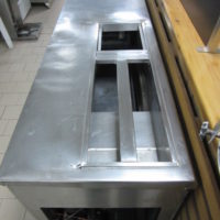 Ψυγείο σαλατών με πάγκο 230cm