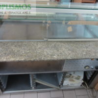 Βιτρίνα ζεστών 150cm