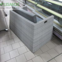 Γκρί καναπές διπλός