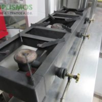 Σιδερένιο φλόγιστρο αερίου τριπλό