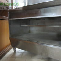 Ψησταριά τροχήλατη με 2 ατέρμονες