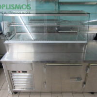 Ψυγείο πάγκος με βιτρίνα