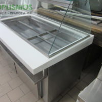 Ψυγείο σαλατών και μπεν μαρί