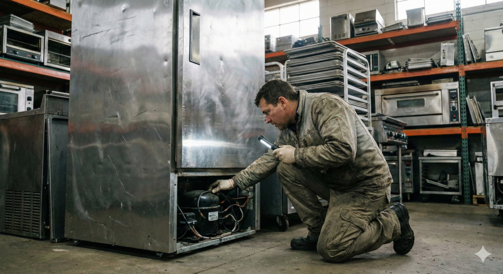 Τεχνικός έλεγχος μεταχειρισμένου επαγγελματικού ψυγείου