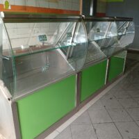 Ψυγείο Βιτρίνα 1m με Κουρμπαριστό Τζάμι (modular)