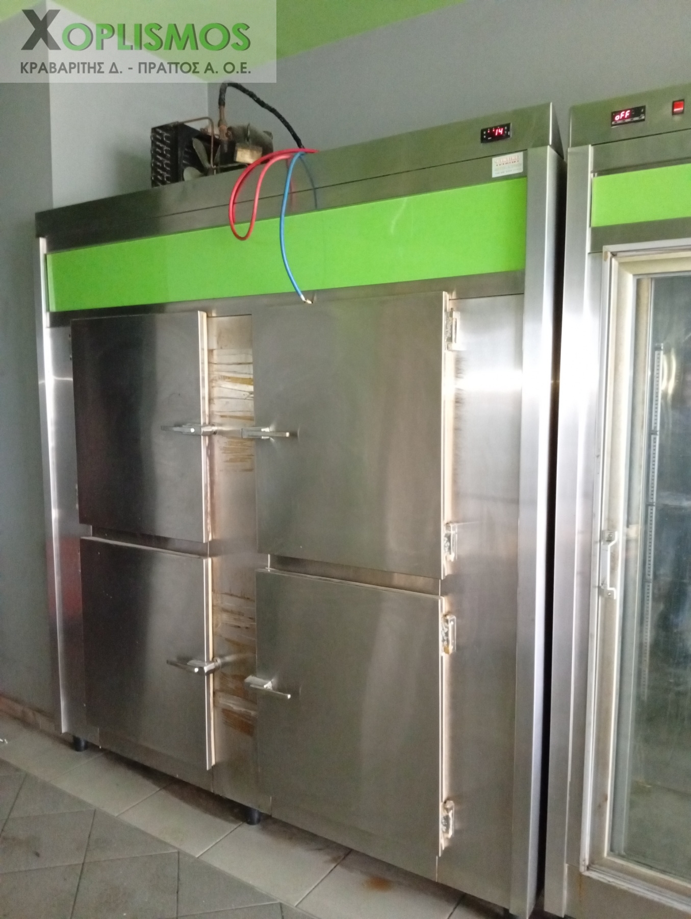 Ψυγείο Συντήρησης τυφλό inox 4 Πόρτες