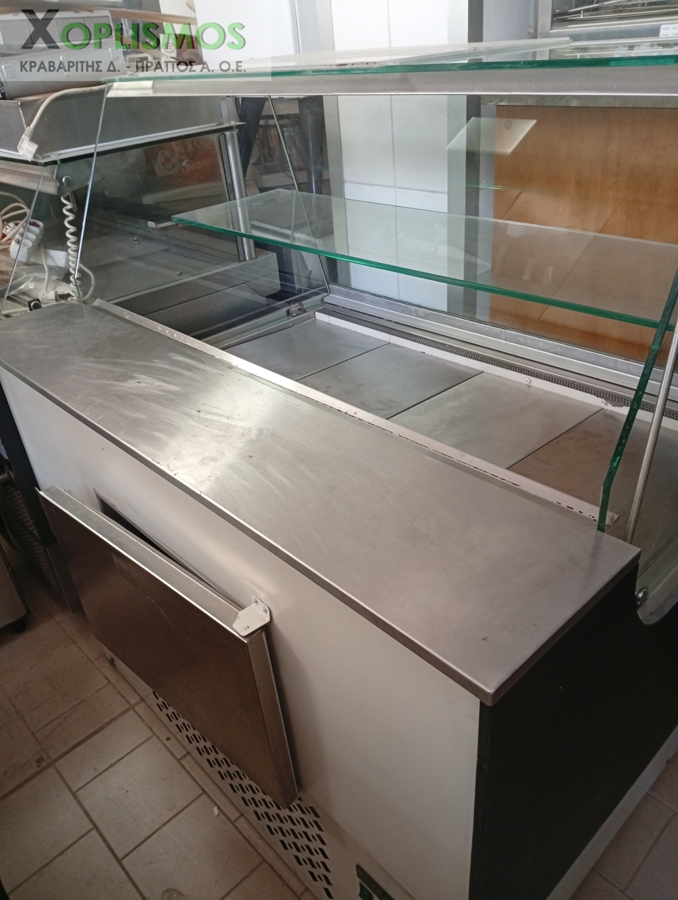 Μεταχειρισμένο Ψυγείο Βιτρίνα Συντήρησης Κρεάτων / Αλλαντικών 1.24m