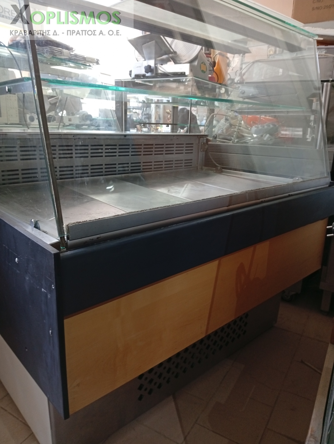 Μεταχειρισμένο Ψυγείο Βιτρίνα Συντήρησης Κρεάτων / Αλλαντικών 1.24m