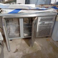 Μεταχειρισμένο Ψυγείο Πάγκος Συντήρησης inox 2 Πόρτες (140x60)