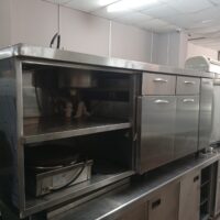 Μεταχειρισμένο Επαγγελματικό Πόστο Καφέ Ανοξείδωτο Ερμάριο (198x70x86 cm)