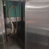 Μεταχειρισμένο Επαγγελματικό Πόστο Καφέ Ανοξείδωτο Ερμάριο (198x70x86 cm)