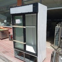 Μεταχειρισμένο Επαγγελματικό Ψυγείο Αναψυκτικών Δίπορτο Συρόμενο (117x73x206 cm)