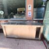Μεταχειρισμένη Επαγγελματική Κλειστή Ανοξείδωτη Λάντζα με 2 Γούρνες & Πάγκο Δεξιά (200x60x86 cm)