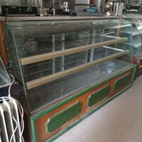 Μεταχειρισμένο Επαγγελματικό Ψυγείο Βιτρίνα Ζαχαροπλαστικής Επιδαπέδιο (208x85x125 cm)