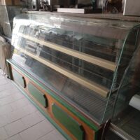 Μεταχειρισμένο Επαγγελματικό Ψυγείο Βιτρίνα Ζαχαροπλαστικής Επιδαπέδιο (208x85x125 cm)